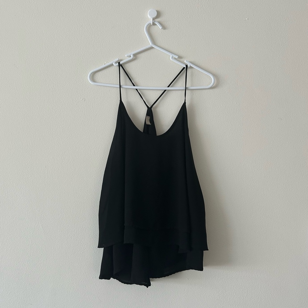 Cy USA Black Tank Top Blouse